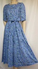 Laura ashley kleid - 42, blau