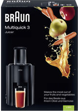 Braun Entsafter Multiquick 3 800 Watt 1,25 Liter schwarz großer Schacht J300 