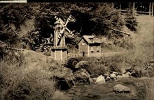 Goldlauter-Heidersbach 1969 DDR Mühle im Pochwerksgrund Bach Miniatur Landschaft