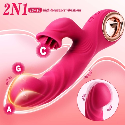 2in1 vibrator dildo lecken - 2in1,
