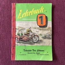 Lehrbuch Führerschein Kl. 1 Fahrschule Fritz Lohmann Kreuztal Kreis Siegen