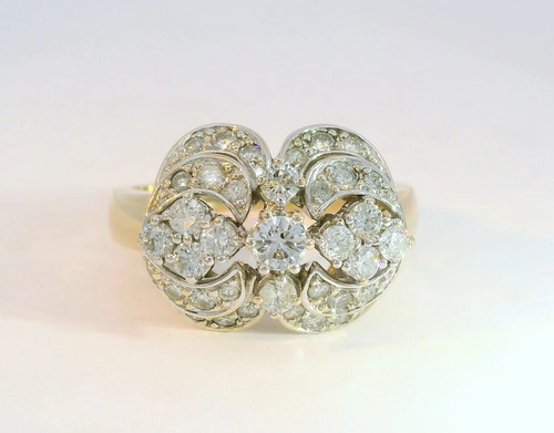 Ring aus 585er - gelbgold, mit