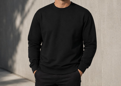 Sweatshirt schwarz