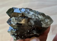 Gwindel Rauchquarz Bergkristall Kristall Fellital Uri Schweiz Mineralien