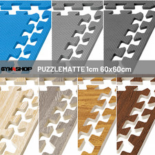 PUZZLEMATTE 1cm 60x60cm Schaumstoff Bodenmatten Kinder Boden Matte Schutz
