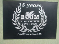 Boom Trikes 1990 - 2005 15 years Jubiläums Modelle Katalog Lowrider,Classic