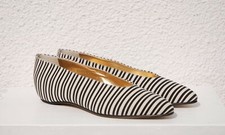 WALTER STEIGER * Luxus Ballerina Halbschuhe Textil Leder NEU * Größe 39,5 