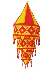 Stofflampe GOA Ibiza 3-fach