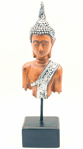 Buddha büste holz auf - buddha, 34