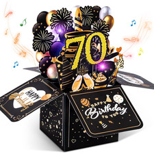 3D Geburtstagskarte 70 mit
