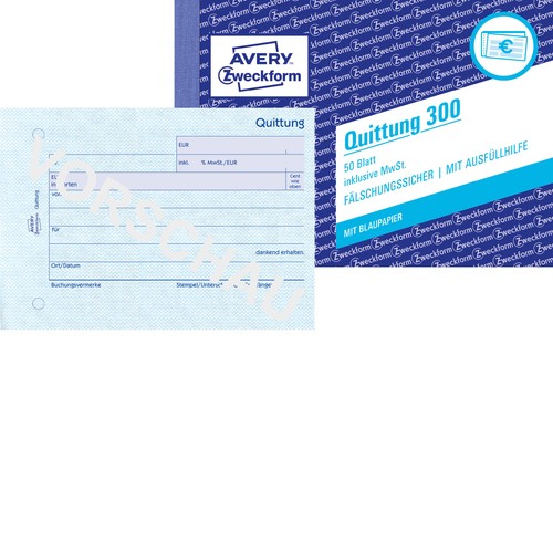 10x zweckform quittungsblock - zweckform,