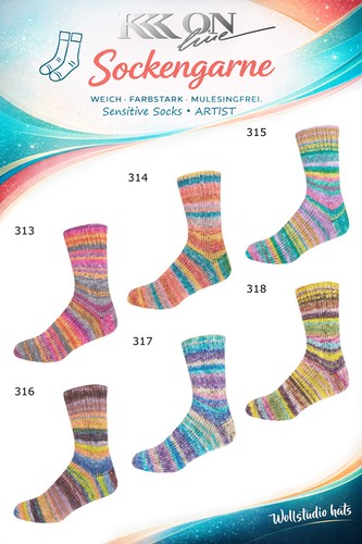 Sensitive socks bamboo artist - socks,