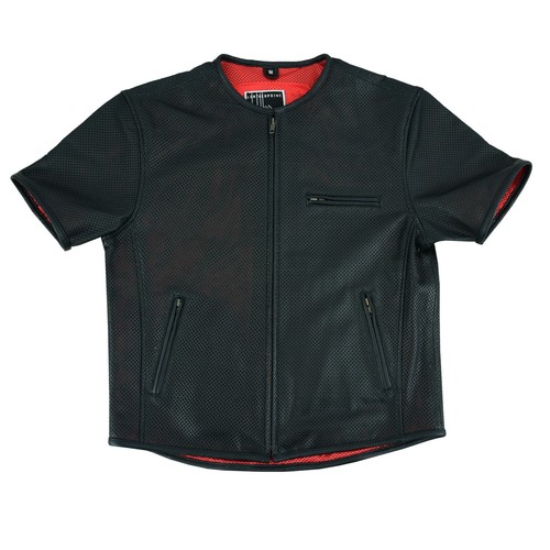 Herren lederweste kutte biker - lederweste,