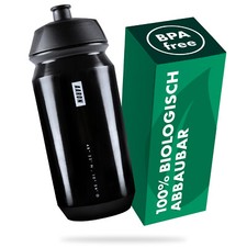AARON ECO Trinkflasche Fahrrad Wasserflasche Sport 500ml 750ml Schwarz Weiß