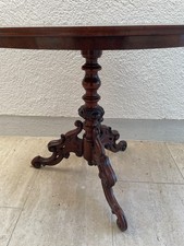 Tisch Oval England Braun 3 Beine - Ständer verschraubt