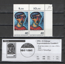 Abart/Plattenfehler BRD 799 f