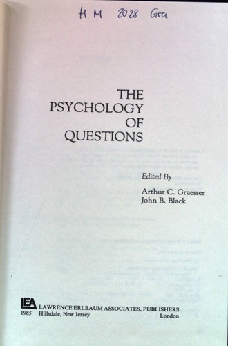 The psychology questions - the,