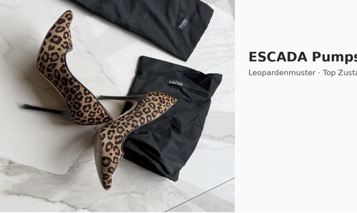 Escada pumps schuhe leopard - pumps,