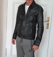 Lederjacke SUPERDRY  Motor Speed Sport schwarz Gr.S