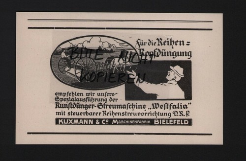 Bielefeld werbung 1915 - bielefeld,,