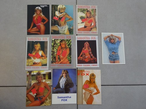Samantha fox postkarten - x,