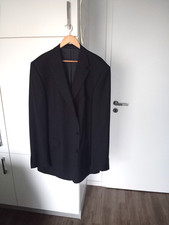 TOLLES HERRENSAKKO AUS FEINSTER SCHURWOLLE  IN DUNKELGRAU IN GRÖSSE 68