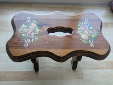 alter Hocker aus Holz Schemel