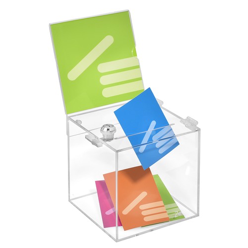 Losbox aus acrylglas - aus,