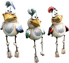 Lustige Hühnerfamilie Hahn