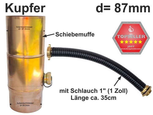 Kupfer fallrohr regensammler - fallrohr,