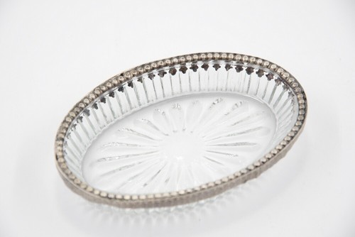 Seifenschale oval glas - oval,