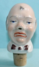 Schöne Porzellan Schnapsnase Griesgram / Ausgießer / Pourer Grumbler / Verseur