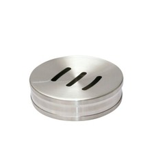 SEIFENSCHALE SANTO SEIFEN SCHALE EDELSTAHL SEIFENABLAGE SEIFENABLAGE Ø 11 CM NEU