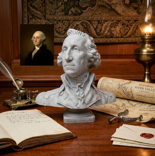 George washington büste - george,