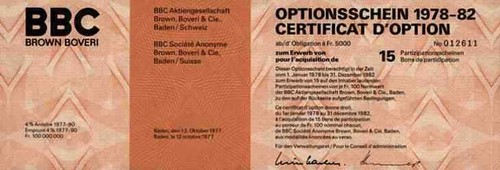 Bbc brown boveri baden schweiz - boveri,