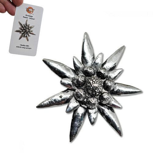 Edelweiß blume anstecknadel - edelweiß,
