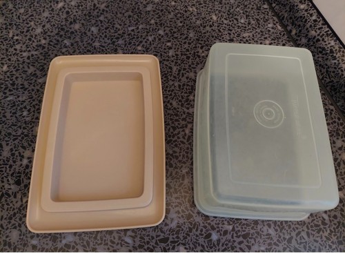 Tupperware butterdose beige - tupperware,