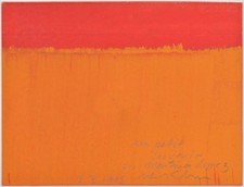 Erben, Un petit souvenir. 1995. Signierte Original-Malerei auf Papier.