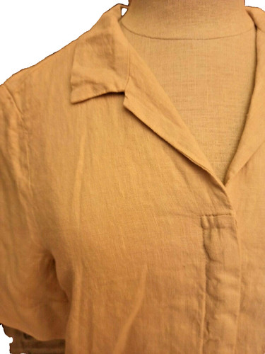 Leinenbluse sand backstage - leinenbluse,
