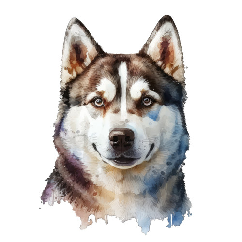 Siberian husky hund - husky,