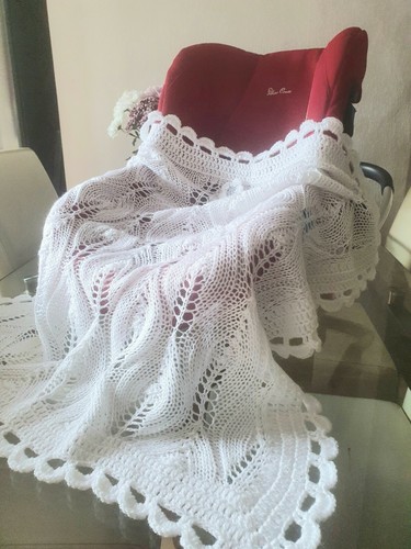 Handgestrickter baby schal - handgestrickter,