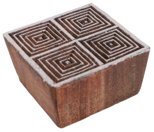 Indischer textilstempel holz - indischer, textilstempel,
