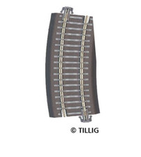 Konvolut Tillig 83725/26 Bettungsgleis R12/22 Farbreste