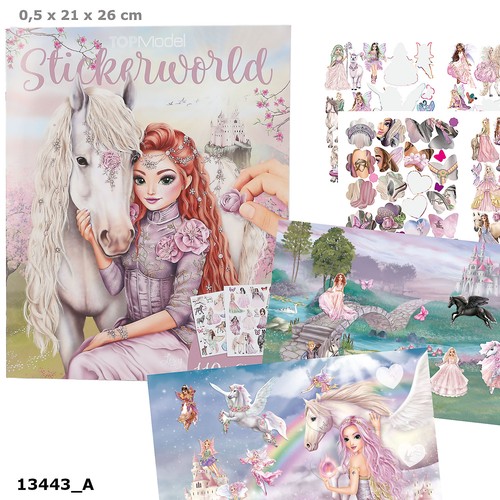 Stickerbuch mädchen topmodel - stickerbuch,