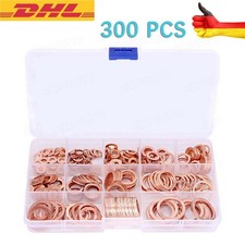 300x Kupferringe Dichtring