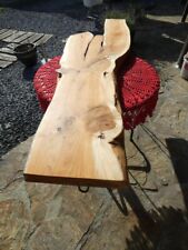 couchtisch holzbohle