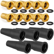 10x F-Stecker 5x Gummitülle