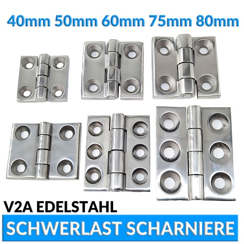 Schwerlast scharniere v2a - schwerlast,