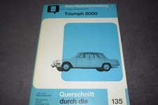 Reparaturanleitung Reparaturhandbuch Triumph 2000 Mark I erstklassig