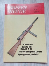 Waffen Revue 76 Karl Pawlas Beretta MP Lorient Maschinengewehr MG 08 Flakrakete